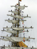 Crew Members of the Tall Ship Guayas