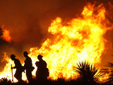 Firefighters Work the Sawtooth Complex Fire