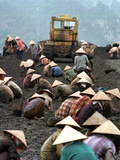 A Group of Scavenger Coal Workers