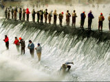 Fishermen Brave the Cold Waters at Bennett Spring State Park for a Chance to Catch Trout