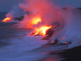 Lava from the Kilauea Volcano