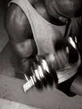 Muscular Bicep During Exercise