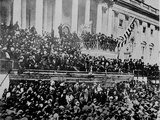 A Scene in Front of the Capitol During Lincoln's Second Inauguration 1865