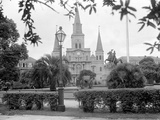 The Famed Old St Louis Cathedral Faces Jackson Square or Place D'Armes