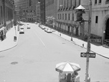 New York's Wall Street is Deserted