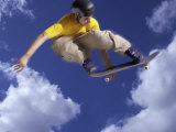 Airborne Skateboarder