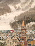 Mont Tremblant Ski Village in The Laurentians  Quebec  Canada