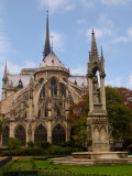 Flying Buttresses of Notre-Dame  Paris  France
