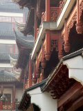 Traditional Architecture with Upturned Eaves  Shanghai  China