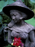Shrine of Buddha with Flower Decoration  Bali  Indonesia