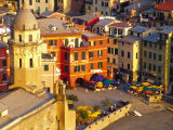 Hillside Town of Vernazza  Cinque Terre  Italy