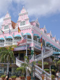 Dutch Architecture of Oranjestad Shops  Aruba  Caribbean