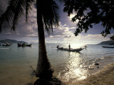 Seascape and Boats  Ko Samui Island  Thailand