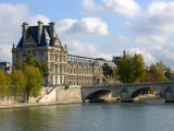 Pont Royal and the Louvre Museum  Paris  France