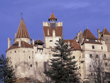 14th Century Bran Castle Detail  Brasov Region  Romania