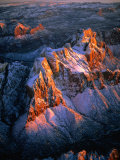 Aerial of Mountains in Zion National Park  Zion National Park  USA