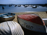 Pleasure Boats on Beach at Watson's Bay with Sydney City Skyline in Distance  Sydney  Australia