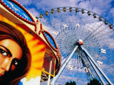 Ferris Wheel and Fairground Ride  Texas State Fair  Fair Park  Dallas  United States of America