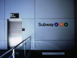 Entrance to the Subway at 51st and Lexington Avenue in Midtown  New York City  USA