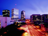 Downtown Skyline at Dusk  Tucson  United States of America