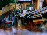 Streets and Shops in Sannen-Zaka  Kyoto  Japan