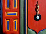 Architectural Detail (With 'Evil Eye') at Kybele Hotel  Sultanahmet  Istanbul  Turkey