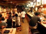 Customers Dining at Oden Restaurant  Shinjuku  Tokyo  Japan