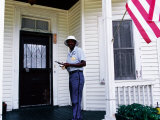Postman at Front of House  Mobile  USA