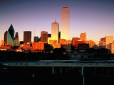 City Skyline at Sunset  Dallas  United States of America