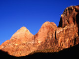 Mountain of the Sun and Twin Brothers  Zion Canyon Scenic Drive  Zion National Park  USA