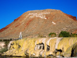 Big Horn Hot Springs  Hot Springs State Park  Thermopolis  USA
