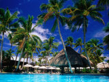 Hotel Pool and Palm Trees  Fiji