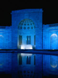 Women in Military Service for America Memorial Illuminated at Night  Arlington National Cemetery