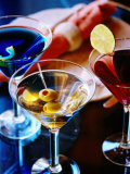 Three Cocktails Including a Martini  San Francisco  United States of America
