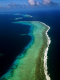 Aerial of Barrier Atoll  Micronesia