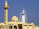 Mosque Beside Burj Al Arab Hotel  Dubai  United Arab Emirates
