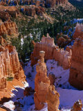 Thor's Hammer During Winter  Yellowstone National Park  USA