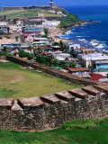 Castillo San Felipe Del Morro Overlooking Coastline  San Juan  Puerto Rico