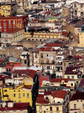 Cityscape from Castel Sant'Elmo  Naples  Italy
