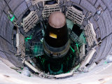 Overhead of Missile in Silo  Titan Missile Museum  Green Valley  Tucson  USA