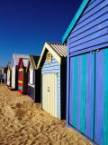 Beach Boxes on Brighton Beach  Melbourne  Australia