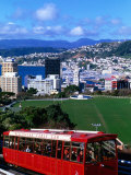 Cable Car at Botanic Gardens  Wellington  New Zealand