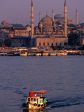 Boat on River  Istanbul  Turkey