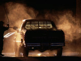 Man Washing His Pick-Up Truck  United States of America