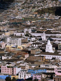 Aerial View of the Old Quarter  Quito  Ecuador