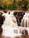 Upper Falls in Motion  North Shore of Lake Superior  Gooseberry Falls State Park  USA