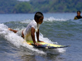 Boy Learning to Surf  Morro Negrito  Panama
