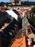 Old Town and Bratislava Castle From St Michael's Tower  Bratislava  Slovakia
