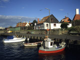 Docked Fishing Boats  Gudhjem  Denmark