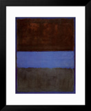 No 61 (Brown  Blue  Brown on Blue)  c1953
